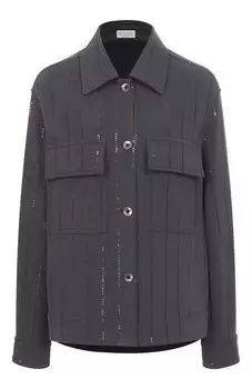 Хлопковая рубашка Brunello Cucinelli