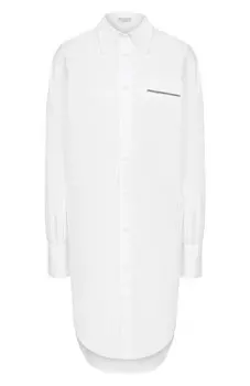Хлопковая рубашка Brunello Cucinelli
