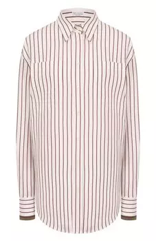 Хлопковая рубашка Brunello Cucinelli