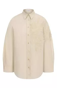 Хлопковая рубашка Brunello Cucinelli