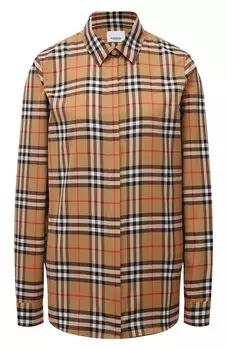 Хлопковая рубашка Burberry