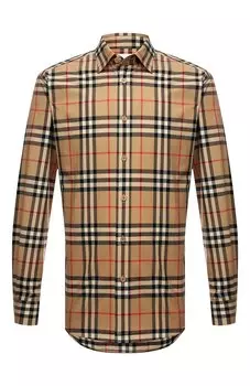 Хлопковая рубашка Burberry