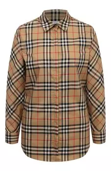Хлопковая рубашка Burberry
