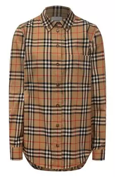 Хлопковая рубашка Burberry