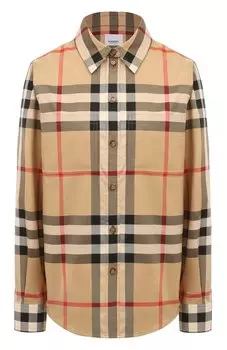 Хлопковая рубашка Burberry