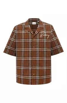 Хлопковая рубашка Burberry