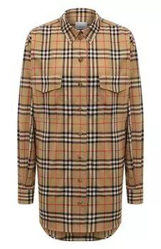 Хлопковая рубашка Burberry