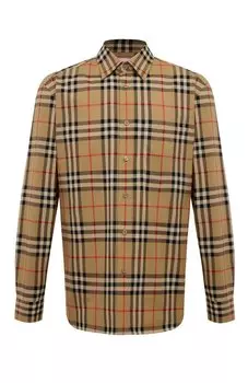 Хлопковая рубашка Burberry