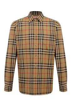 Хлопковая рубашка Burberry