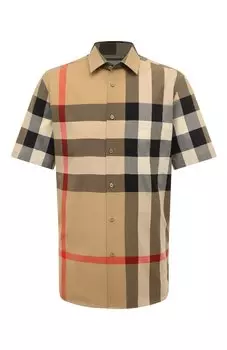 Хлопковая рубашка Burberry