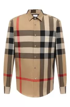 Хлопковая рубашка Burberry