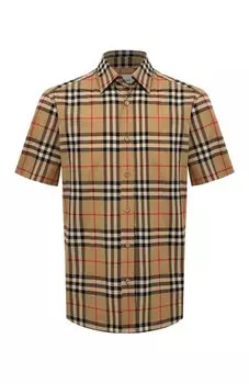 Хлопковая рубашка Burberry