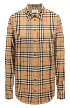 Хлопковая рубашка Burberry