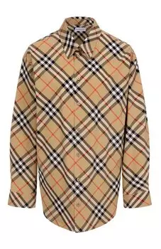 Хлопковая рубашка Burberry