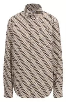 Хлопковая рубашка Burberry