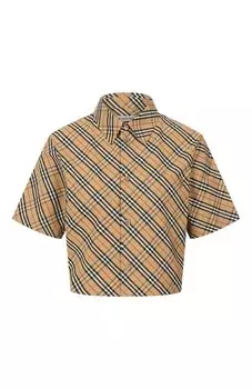 Хлопковая рубашка Burberry