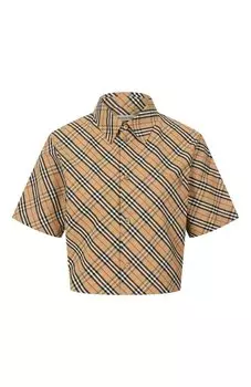 Хлопковая рубашка Burberry