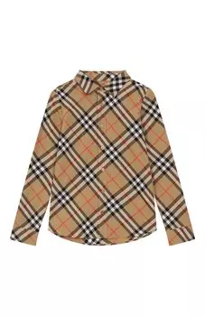 Хлопковая рубашка Burberry