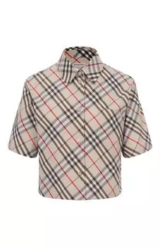 Хлопковая рубашка Burberry
