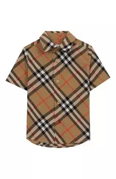 Хлопковая рубашка Burberry