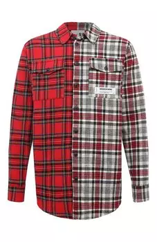 Хлопковая рубашка Diego Venturino