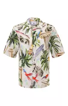 Хлопковая рубашка Diego Venturino