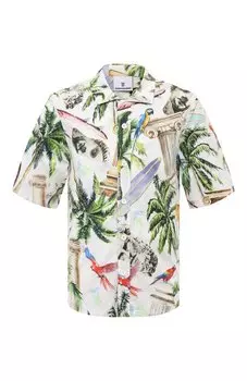 Хлопковая рубашка Diego Venturino