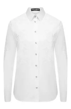 Хлопковая рубашка Dolce & Gabbana
