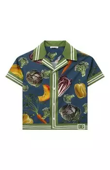 Хлопковая рубашка Dolce & Gabbana