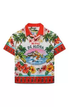 Хлопковая рубашка Dolce & Gabbana