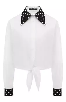 Хлопковая рубашка Dolce & Gabbana