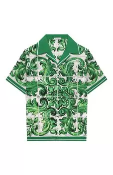 Хлопковая рубашка Dolce & Gabbana