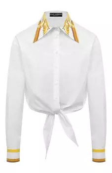 Хлопковая рубашка Dolce & Gabbana