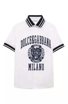 Хлопковая рубашка Dolce & Gabbana