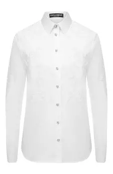 Хлопковая рубашка Dolce & Gabbana