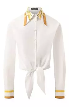 Хлопковая рубашка Dolce & Gabbana