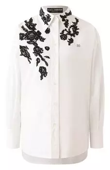 Хлопковая рубашка Dolce & Gabbana