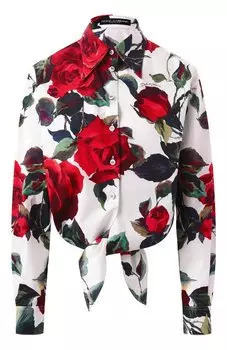 Хлопковая рубашка Dolce & Gabbana