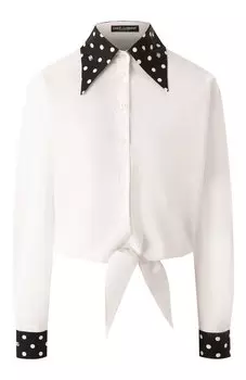Хлопковая рубашка Dolce & Gabbana