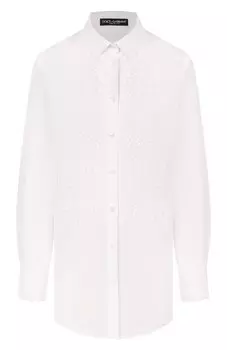 Хлопковая рубашка Dolce & Gabbana
