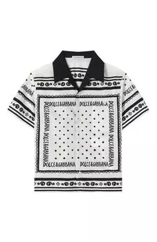 Хлопковая рубашка Dolce & Gabbana