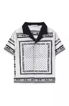Хлопковая рубашка Dolce & Gabbana