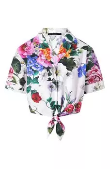 Хлопковая рубашка Dolce & Gabbana