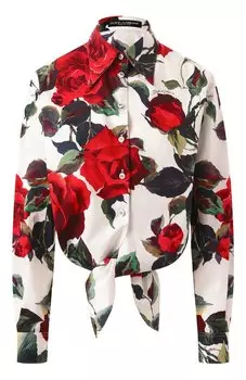 Хлопковая рубашка Dolce & Gabbana