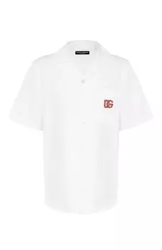 Хлопковая рубашка Dolce & Gabbana