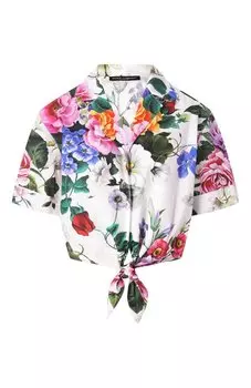 Хлопковая рубашка Dolce & Gabbana