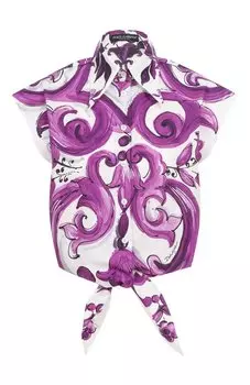 Хлопковая рубашка Dolce & Gabbana