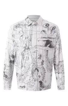 Хлопковая рубашка DOMREBEL