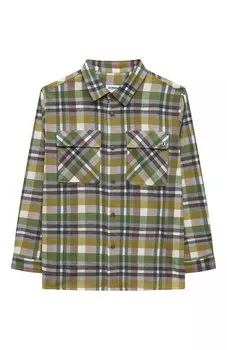 Хлопковая рубашка Dondup Kids