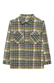 Хлопковая рубашка Dondup Kids